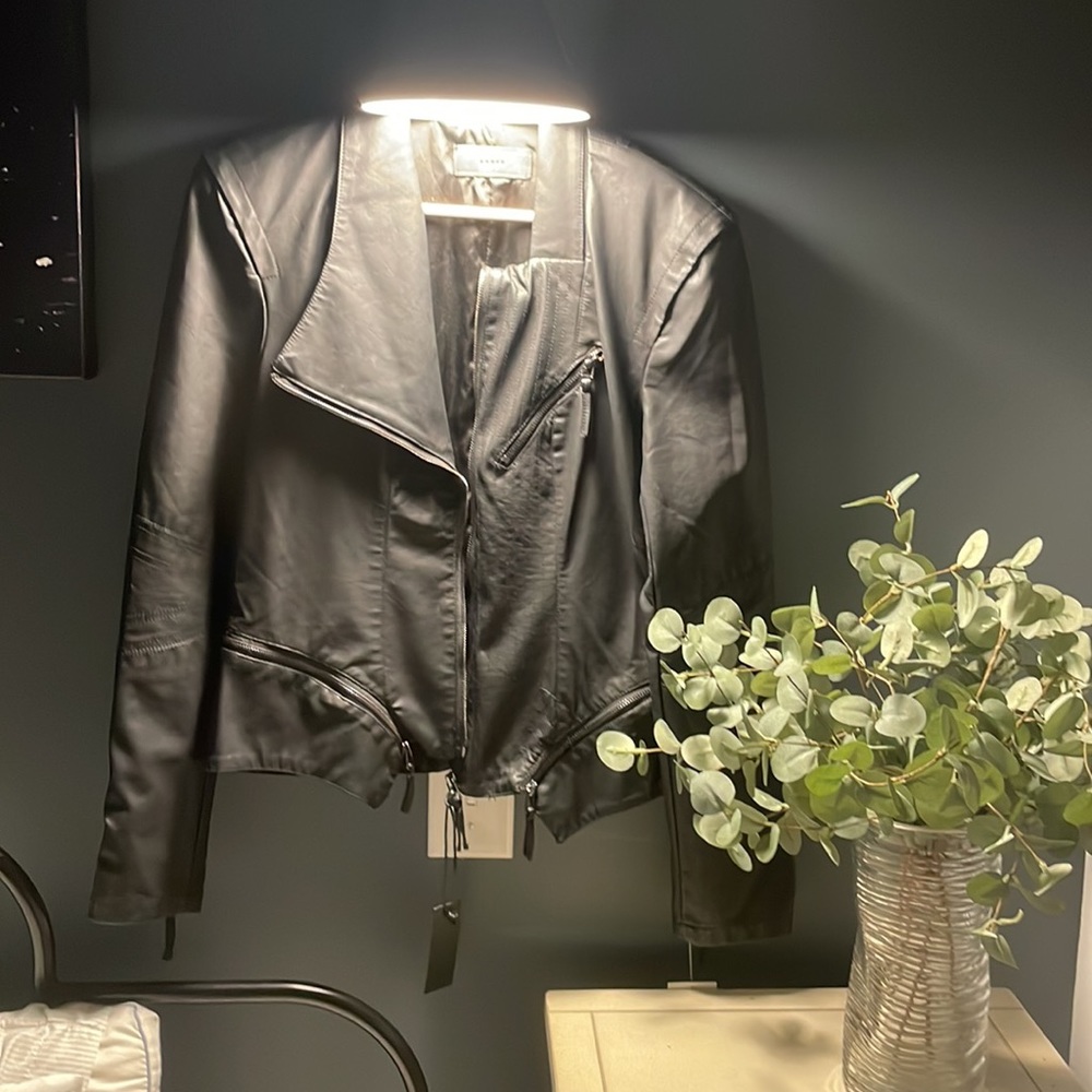 Faux Leather Jacket